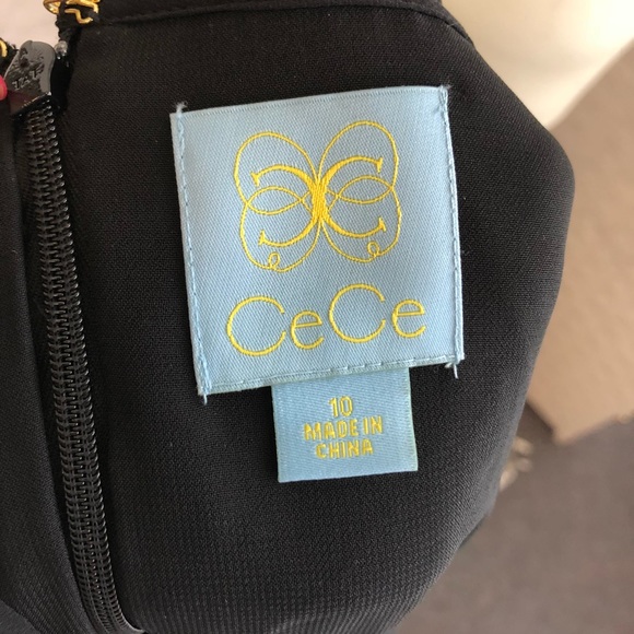 NWT CeCe hi-lo tiered midi dress Sz 10 - Picture 7 of 7